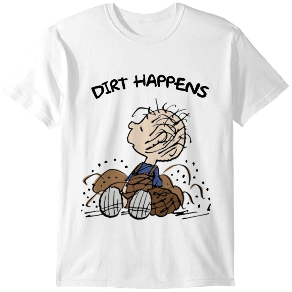 Peanuts Pig Pen Dirt Happens Pig Pen Peanuts Tshirt